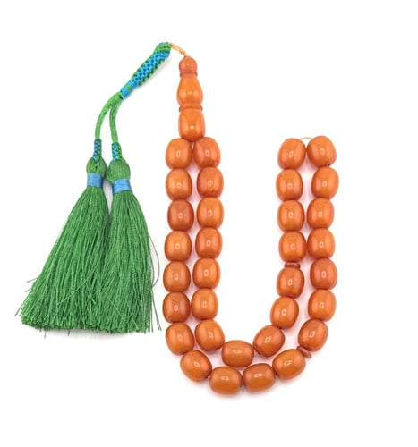 سبحة مسك الغزال (اللون برتقالي دافئ)