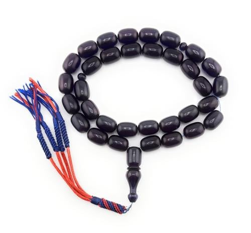 مسبحة الفاتوران الزعفراني (أسود داكن يميل إلى البن...