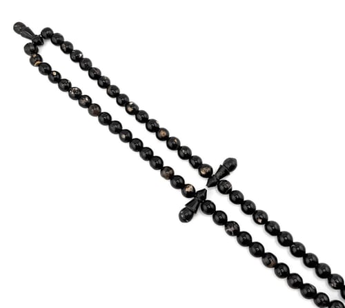 سبحة المرجان الاسود (اليسر) الطبيعي البلدي