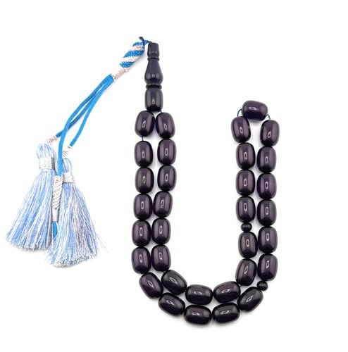 مسبحة الفاتوران الزعفراني (اللون أسود غامق مايل لل...