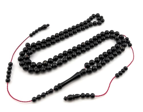 مسبحة المرجان الأسود (اليسر) طبيعي 100% مستخرج من...