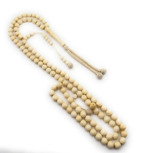 مسبحة العاج أصلية مصنوعة يدويا