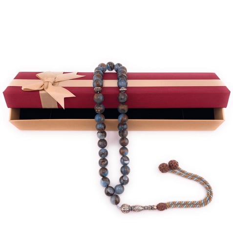 مسبحة من حجر الرمل بتصميم حجر النجمة