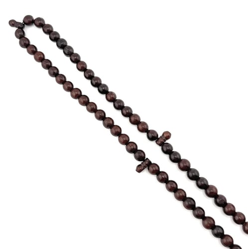 سبحة خشب جوز الكوك البني