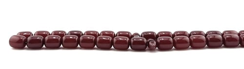 سبحة مسك الغزال (أحمر غامق مائل للبني)