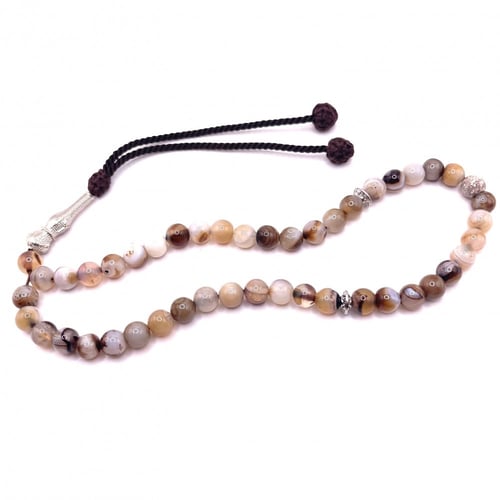 سبحة حجر العقيق السليماني