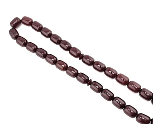 سبحة مسك الغزال (بني غامق مائل إلى الأحمر الداكن)