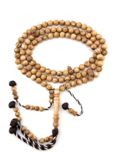 سبحة خشب الزيتون الطبيعي