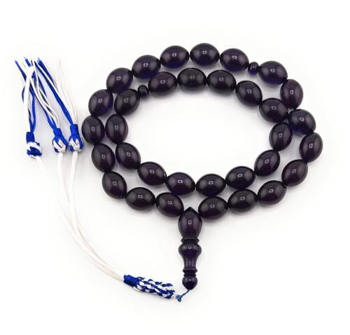 مسبحة الفاتوران الزعفراني (أسود غامق مائل إلى البن...