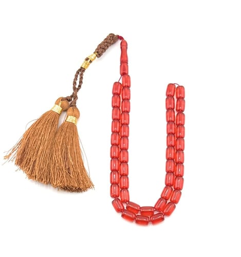 مسبحة الفاتوران الزعفراني (اللون أحمر زاهي)