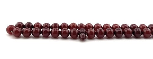 سبحة مسك الغزال ( اللون الأحمر الداكن)