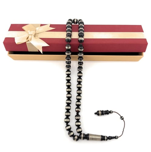 سبحة خشب جوز الكوك المجدول