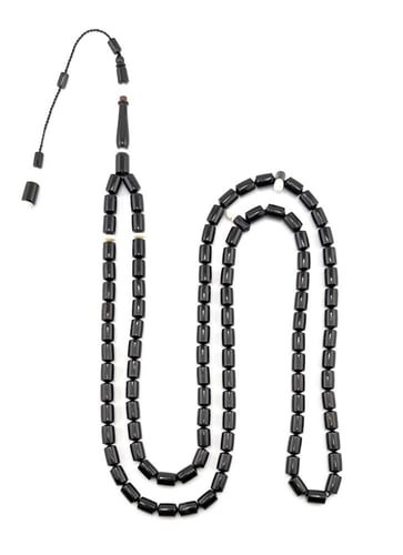 سبحة فاخرة من المرجان الاسود الطبيعي 100% من اعماق...