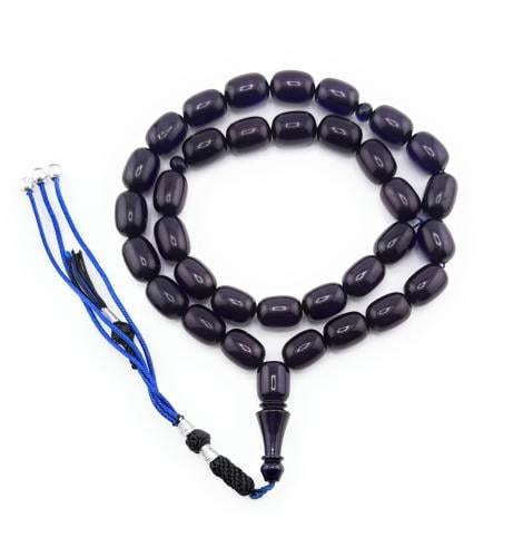 مسبحة الفاتوران الزعفراني (اللون أسود يميل إلى الت...