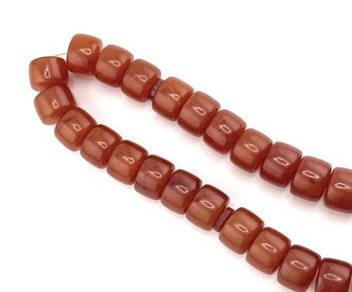 سبحة مسك الغزال (برتقالي دافئ مائل إلى الأحمر)