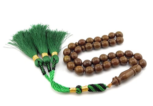 سبحة مسك الغزال (البني)