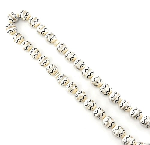 سبحة العاج المطعمة بالفضة