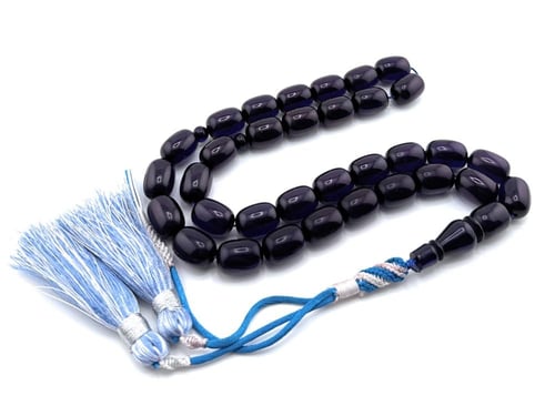 مسبحة الفاتوران الزعفراني (اللون أسود غامق مايل لل...