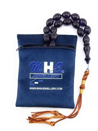 مسبحة الفاتوران الزعفراني (اللون أسود )