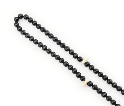 مسبحة المرجان الأسود الطبيعي (اليسر) من أعماق البح...