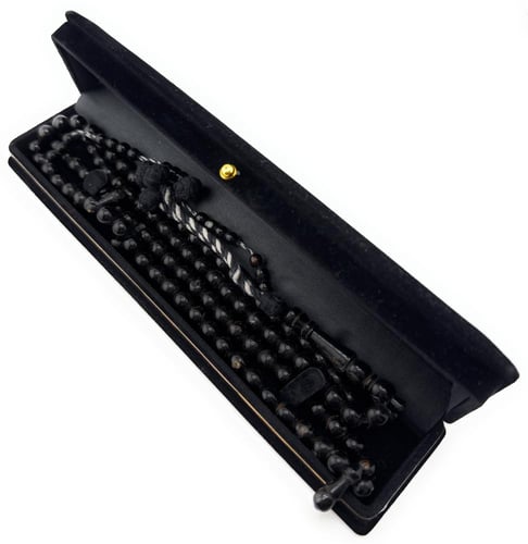 سبحة المرجان الاسود (اليسر) الطبيعي البلدي