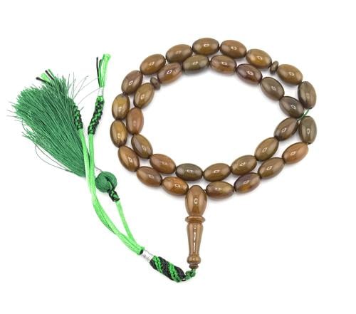 سبحة مسك الغزال (بني فاتح مائل للعسلي)