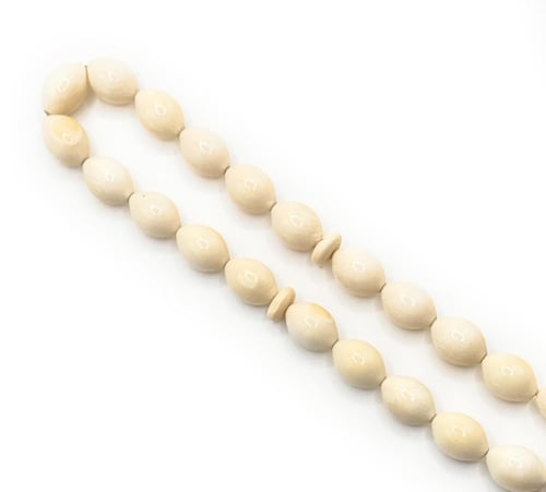 سبحة من العاج الأصلي 100% خراطة يدوية