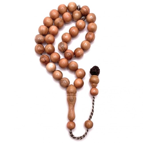 سبحة خشب الزيتون تمليكة