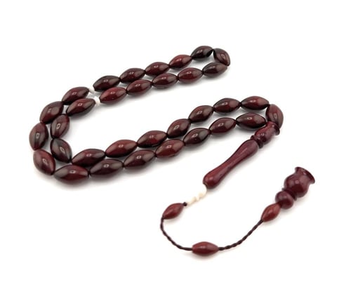 سبحة خشب جوز الكوك الاحمر