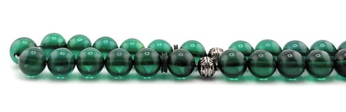 مسبحة الفاتوران زعفراني (اللون أخضر غامق)