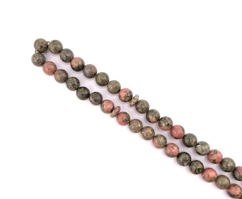 مسبحة حجر الجاسبر الاخضر(Green Jasper)