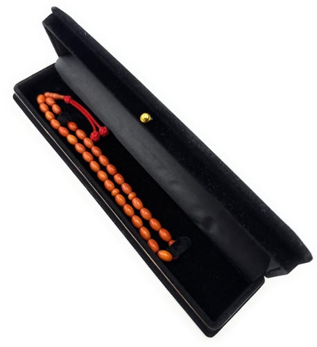 سبحة المرجان الاحمر الطبيعي