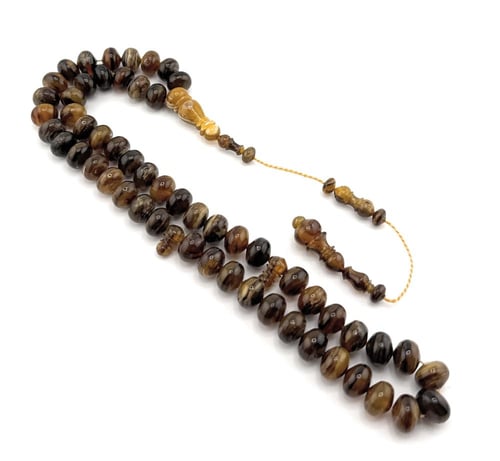 سبحة ترسة السلحفاء صناعة يدوية 100%