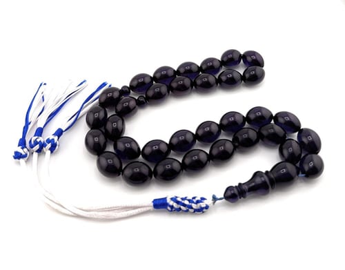 مسبحة الفاتوران الزعفراني (أسود غامق مائل إلى البن...