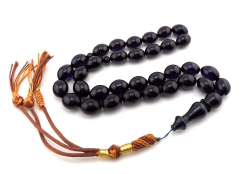 مسبحة الفاتوران الزعفراني (اللون أسود )