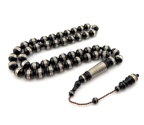 سبحة خشب جوز الكوك المجدول