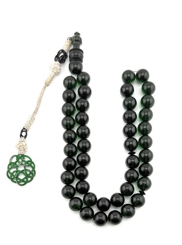 مسبحة الفاتوران زعفراني (اللون أخضر)