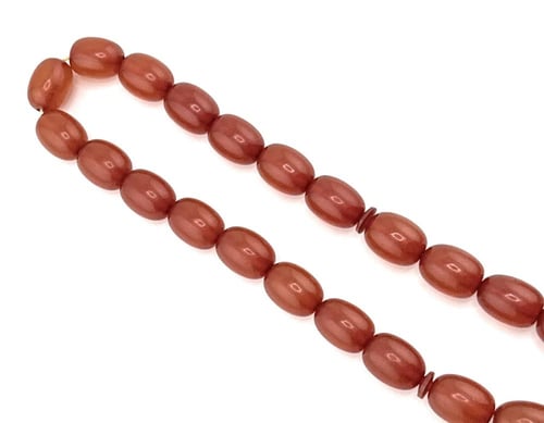 سبحة مسك الغزال ( اللون الأحمر )