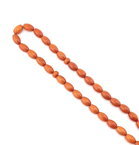 سبحة المرجان الاحمر الطبيعي