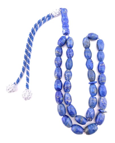 سبحة حجراللازورد ‏(Lapis Lazuli)