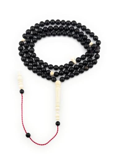 مسبحة المرجان الأسود الطبيعي (اليسر) من أعماق البح...