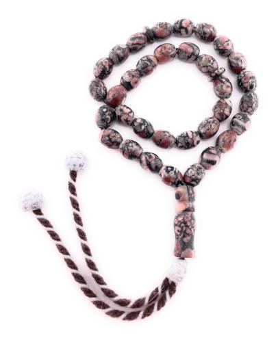 سبحة حجر الريد جاسبر‏(Picasso Jasper)
