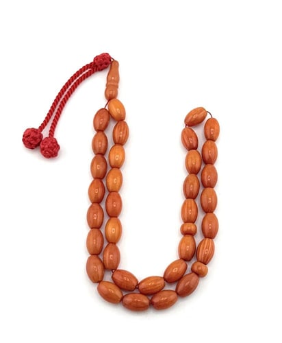 سبحة المرجان الاحمر الطبيعي