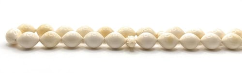 مسبحة خراطة يدوية مصنوعة من العاج الأصلي 100%