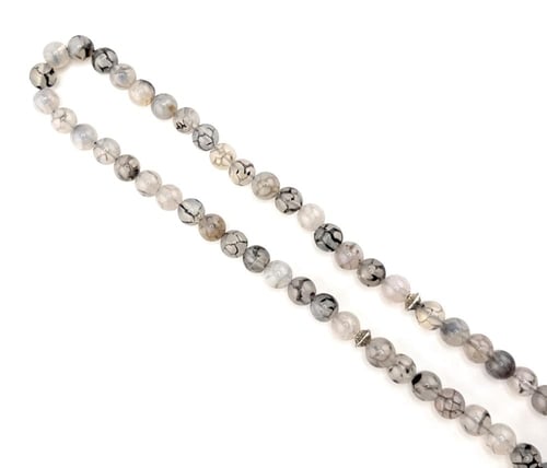 مسبحة حجر العقيق المشجر