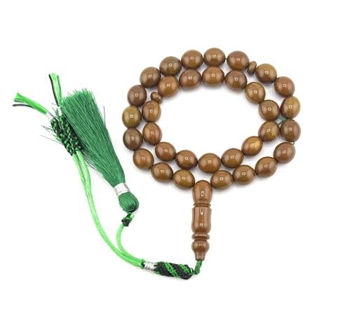 سبحة مسك الغزال (بني مائل للعسلي)