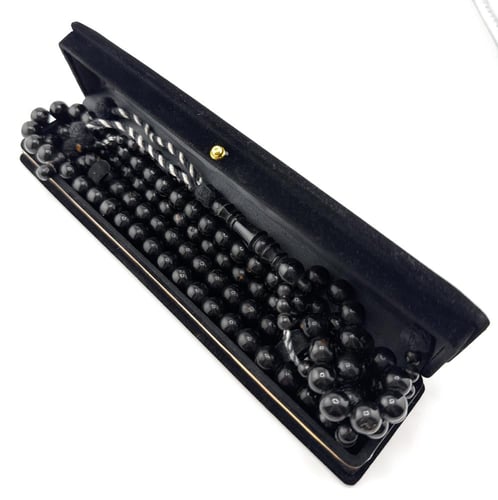 سبحة المرجان الاسود (اليسر) الطبيعي البلدي