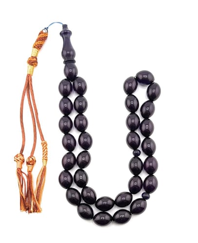 مسبحة الفاتوران الزعفراني (اللون أسود )