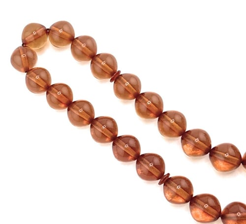 مسبحة بكلايت الفاتوران زعفراني ( لون برتقالي )