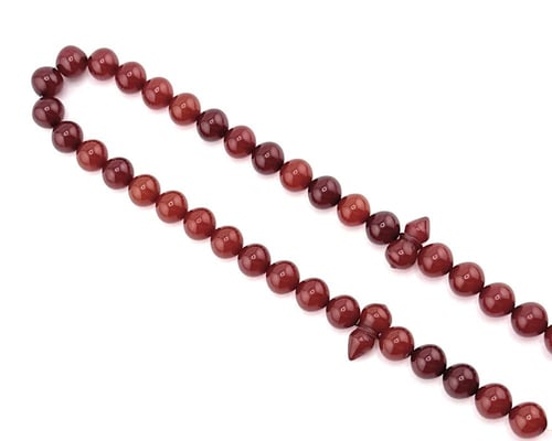 سبحة مسك الغزال (أحمر غامق مائل إلى البني)